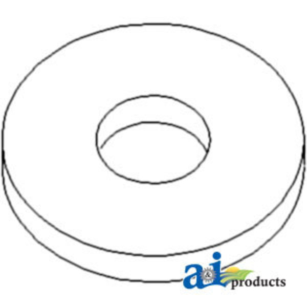 A & I Products Washer, Rubber, Hood 3" x5" x1" A-536653R1